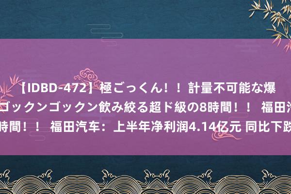 【IDBD-472】極ごっくん！！計量不可能な爆量ザーメンをS級女優がゴックンゴックン飲み絞る超ド級の8時間！！ 福田汽车：上半年净利润4.14亿元 同比下跌31.63%