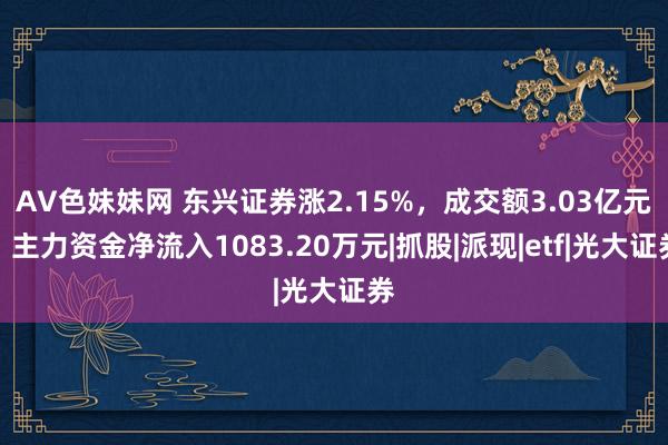 AV色妹妹网 东兴证券涨2.15%，成交额3.03亿元，主力资金净流入1083.20万元|抓股|派现|etf|光大证券